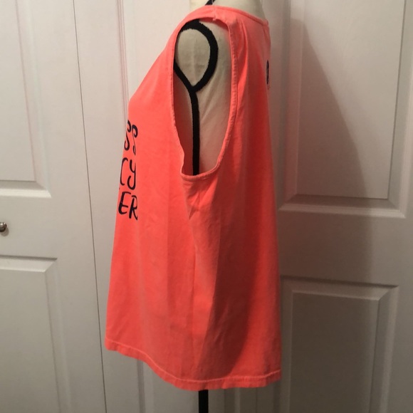 NWOT Southern Couture Women’s Tank, Large, Bright Coral - Picture 3 of 8